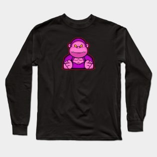 purple gorilaz Long Sleeve T-Shirt